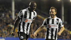 Ba earns Newcastle draw at Everton