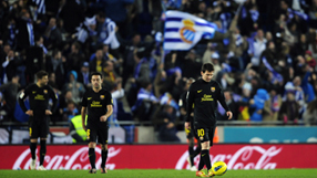 Barcelona slip up at neighbours Espanyol