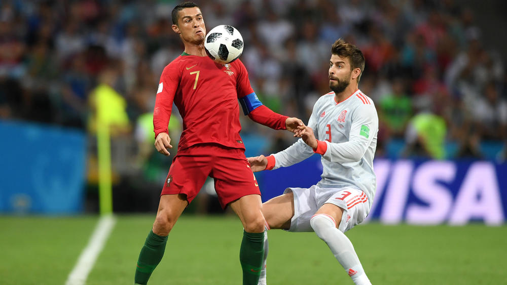 Cristiano is prone to throwing himself – Pique slams Portugal star