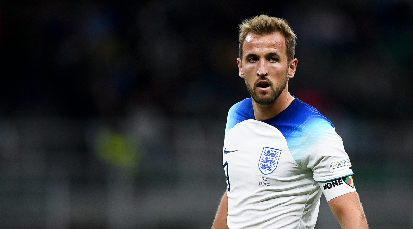 England’s Harry Kane prepared to risk yellow card by wearing One Love armband