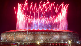 Fireworks fly as Spain celebrates