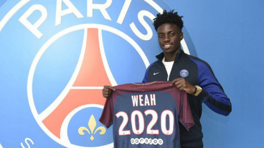 George Weah’s son signs professional contract at PSG