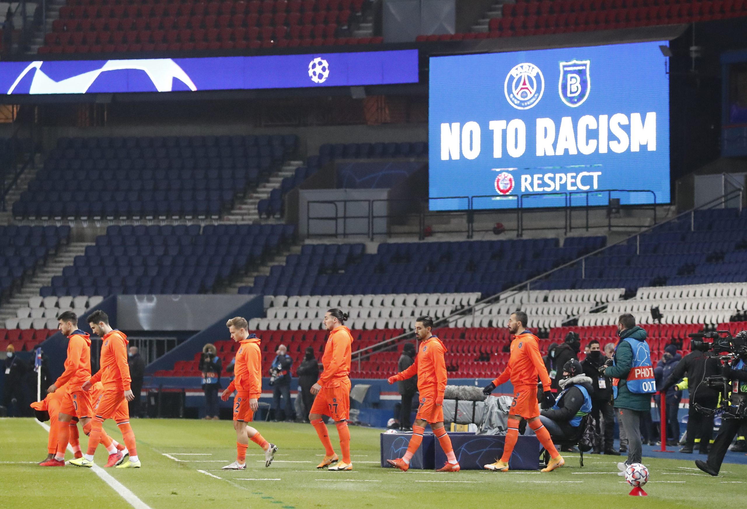 Istanbul Basaksehir boss calls for end to racism after Champions League incident