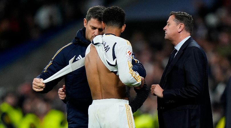 Jude Bellingham picks up shoulder injury as Real Madrid are held at home by Rayo