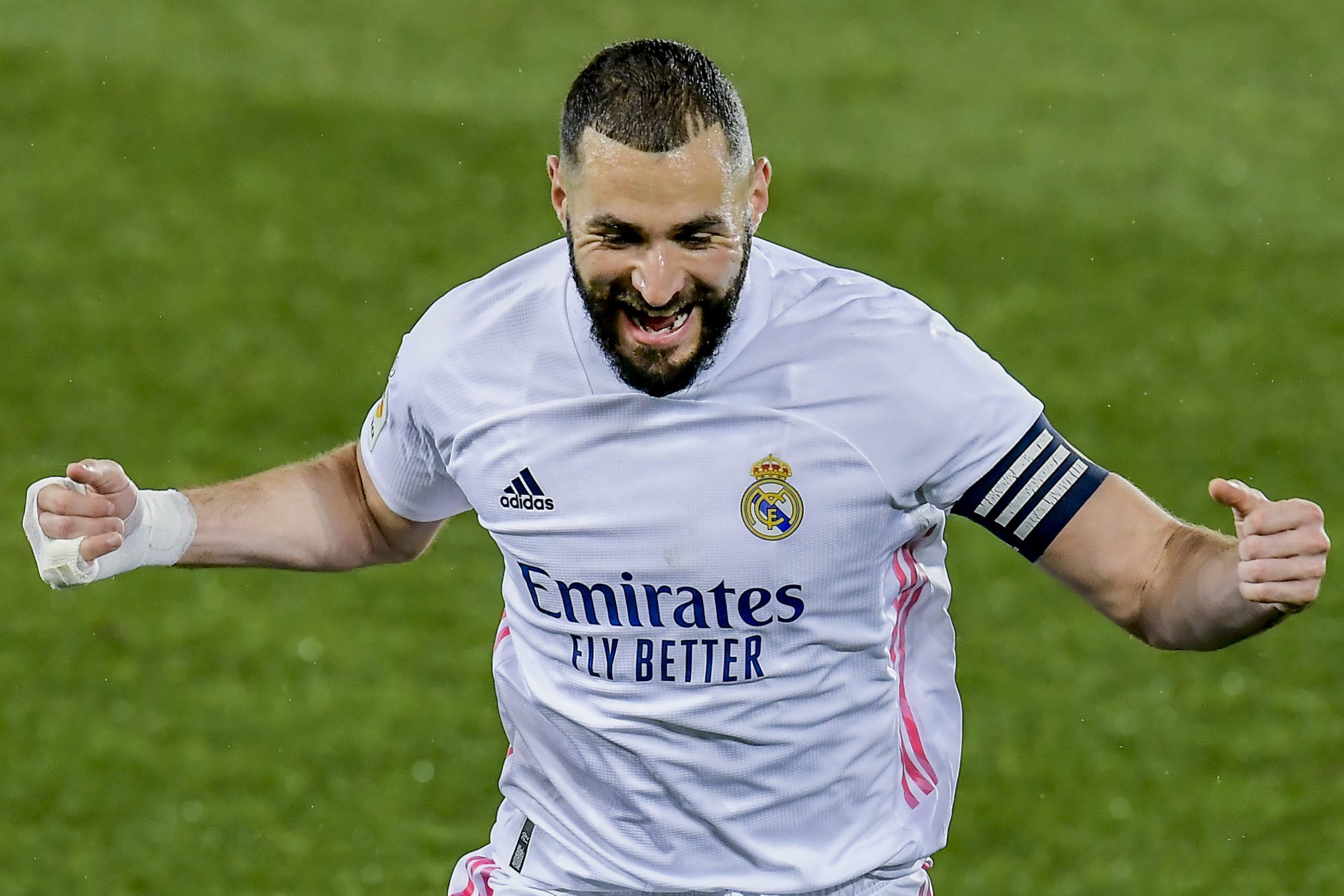 Karim Benzema brace helps Real Madrid emphatically respond to cup embarrassment