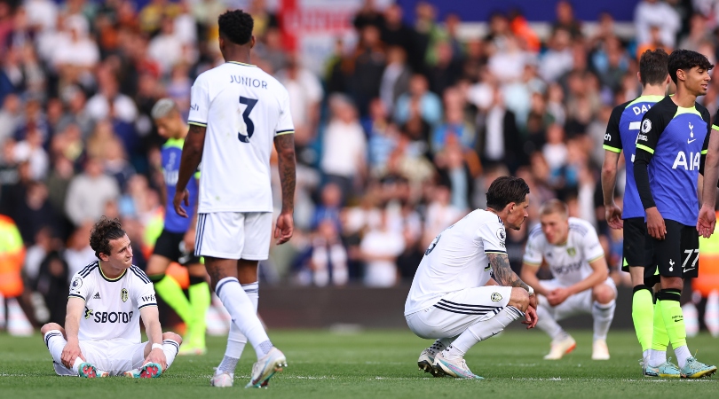 Leeds United relegated to Championship following miserable 4-1 loss to Tottenham