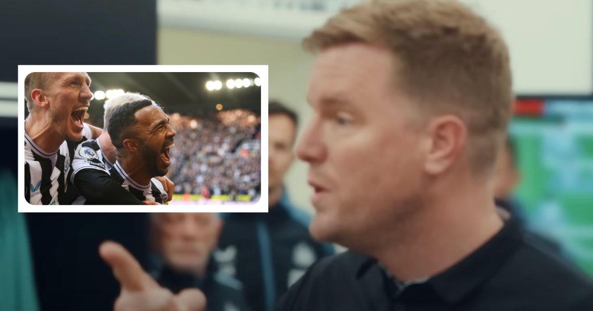‘Let’s f**king give it to ‘em’ The Eddie Howe team talk that blew Manchester United away