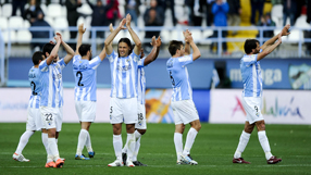 Malaga in control of Champions League play-off