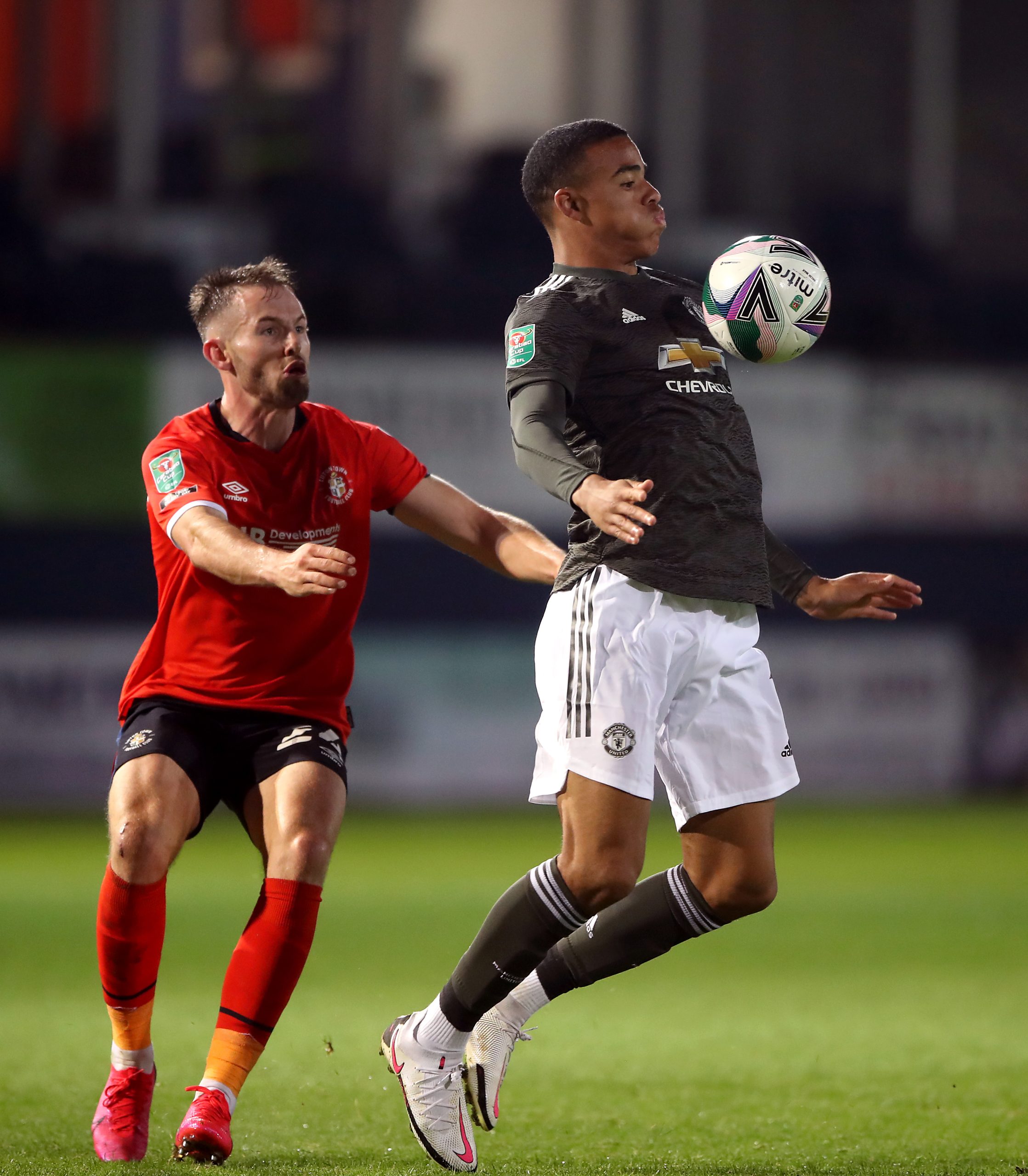 Mason Greenwood offered heading practice after Manchester United see off Luton