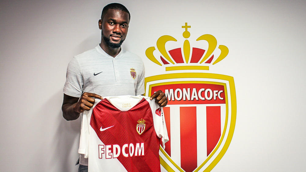 Monaco sign Aholou as Moutinho leaves for Wolves