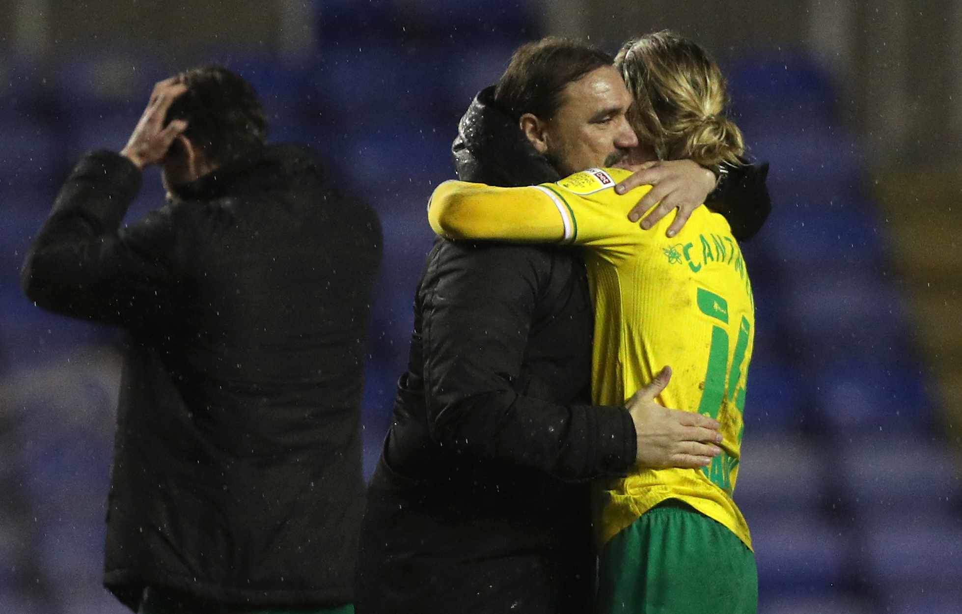 Norwich head coach Daniel Farke got more than he bargained for at Reading