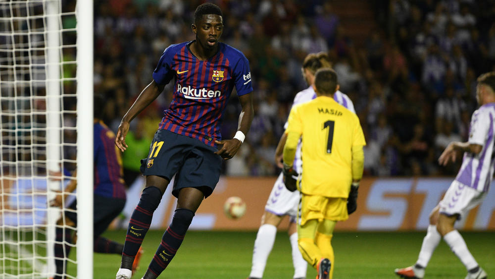 Real Valladolid 0 Barcelona 1: Dembele strike enough for champions
