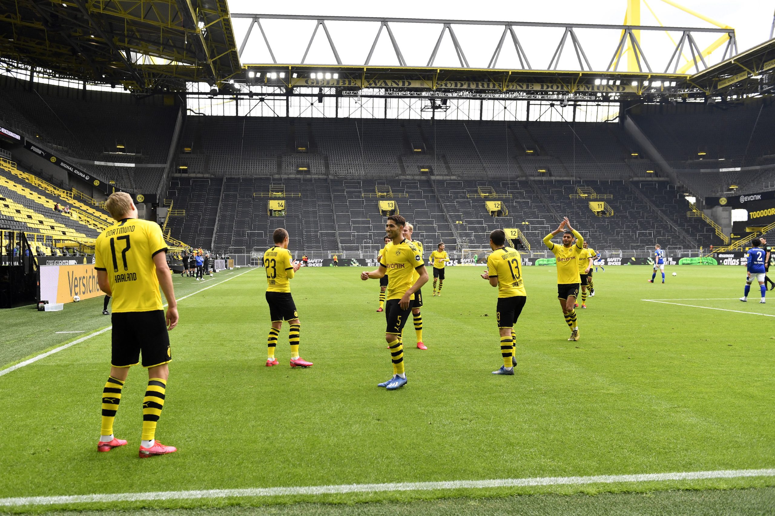 Roman Burki says Borussia Dortmund’s derby victory was fun, despite empty stands