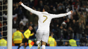 Ronaldo treble sends Real 10 points clear