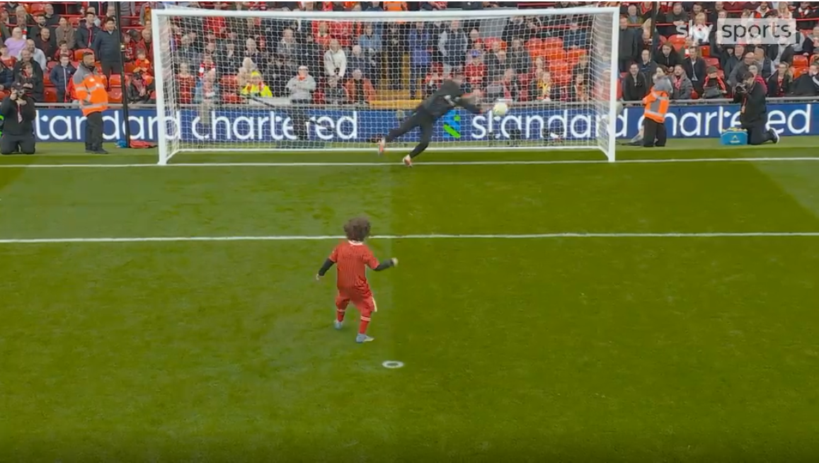 WATCH: Legendary ex Liverpool goalkeeper booed, as he saves child’s penalty