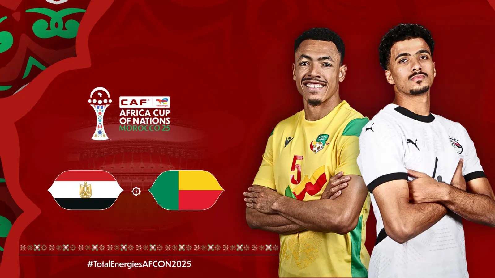 TotalEnergies CAF CAN, Maroc 2025 : L’Égypte, en quête de record, affronte un Bénin imprévisible TotalEnergies CAF CAN, Maroc 2025 : L’Égypte, en quête de record, affronte un Bénin imprévisible