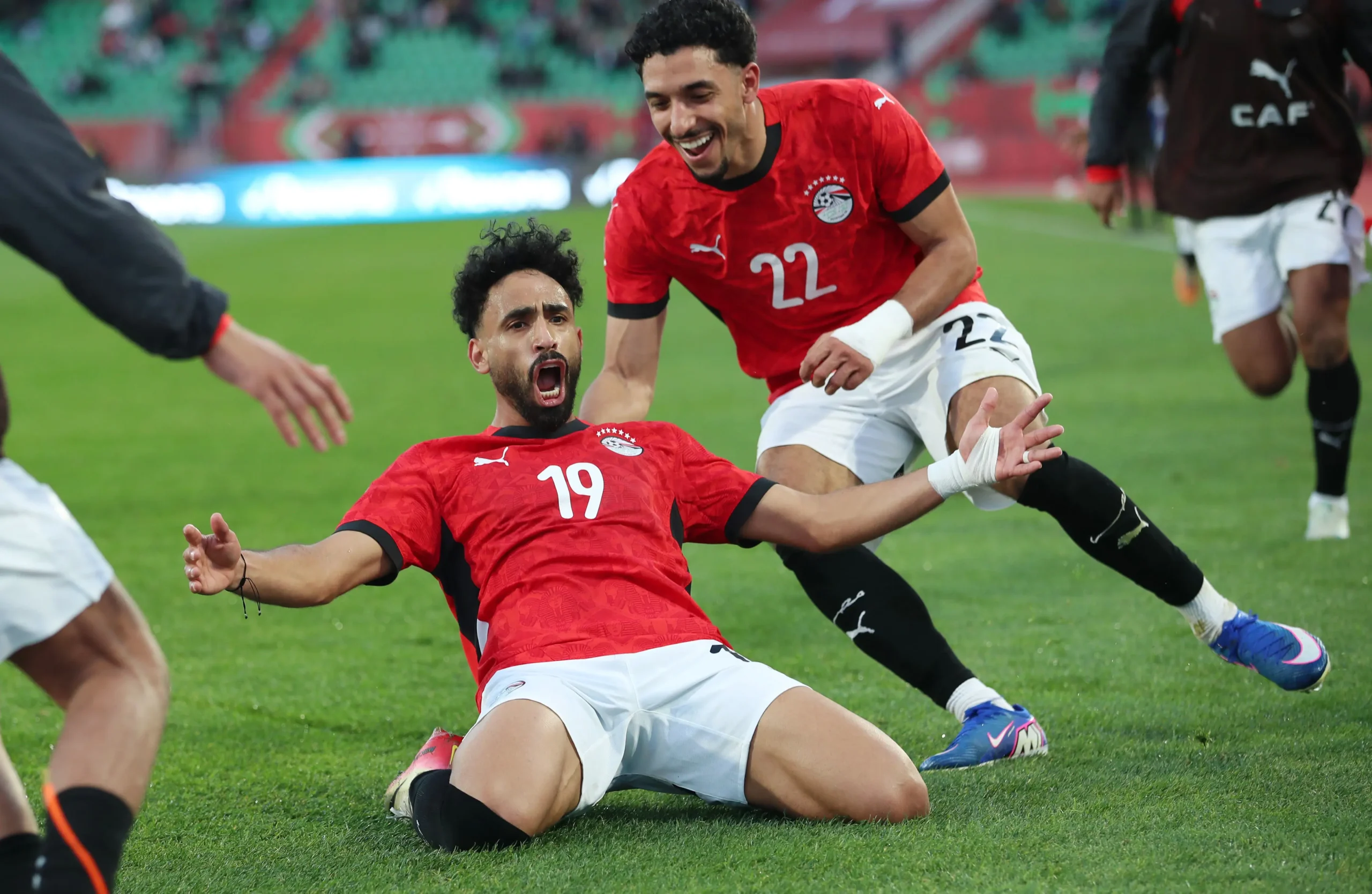 Yasser Ibrahim et Mohamed Salah libèrent l’Égypte au bout de la prolongation Yasser Ibrahim et Mohamed Salah libèrent l’Égypte au bout de la prolongation