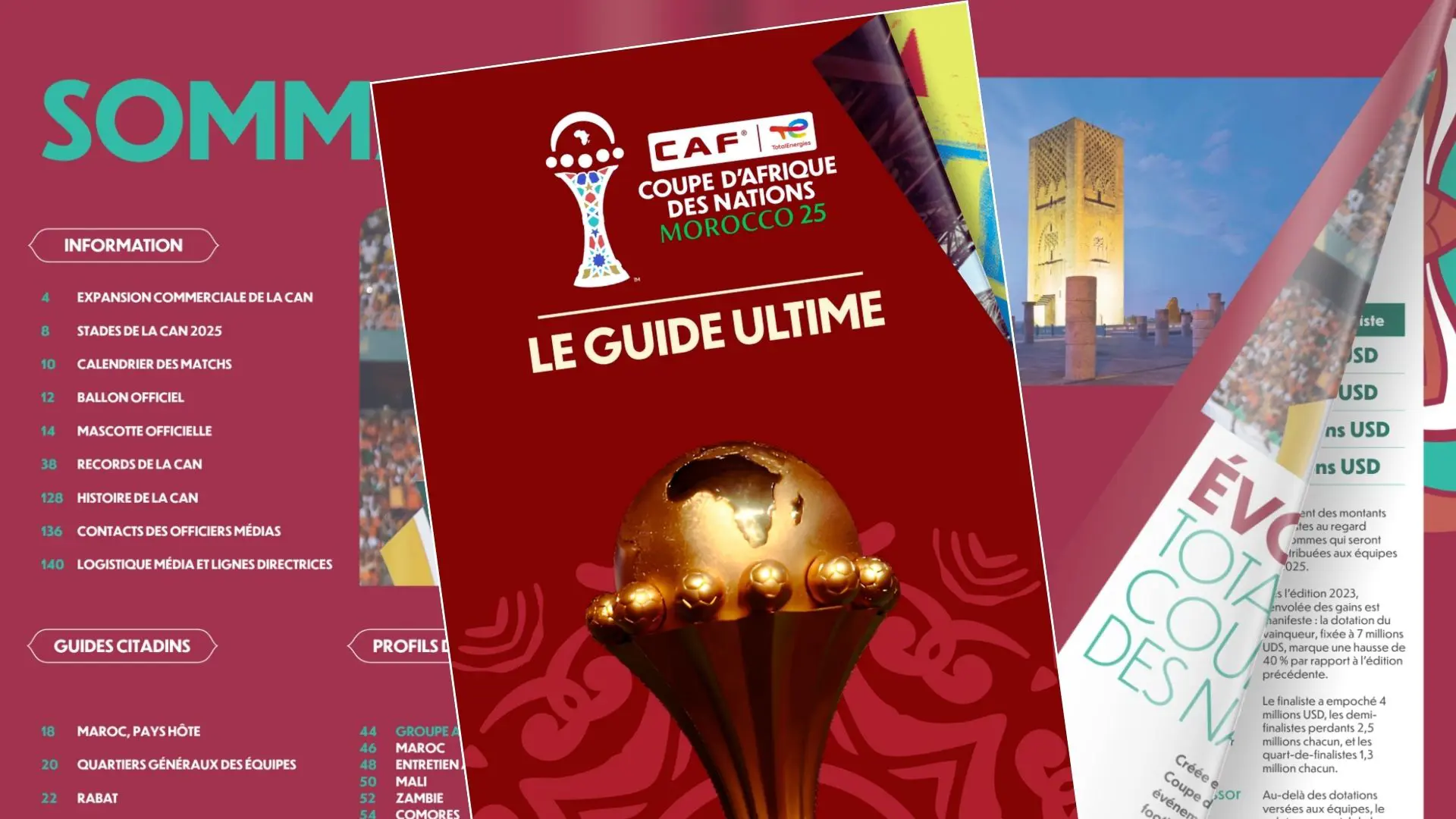 La CAF lance le Guide Ultime de la TotalEnergies CAF Coupe d’Afrique des Nations Maroc 2025