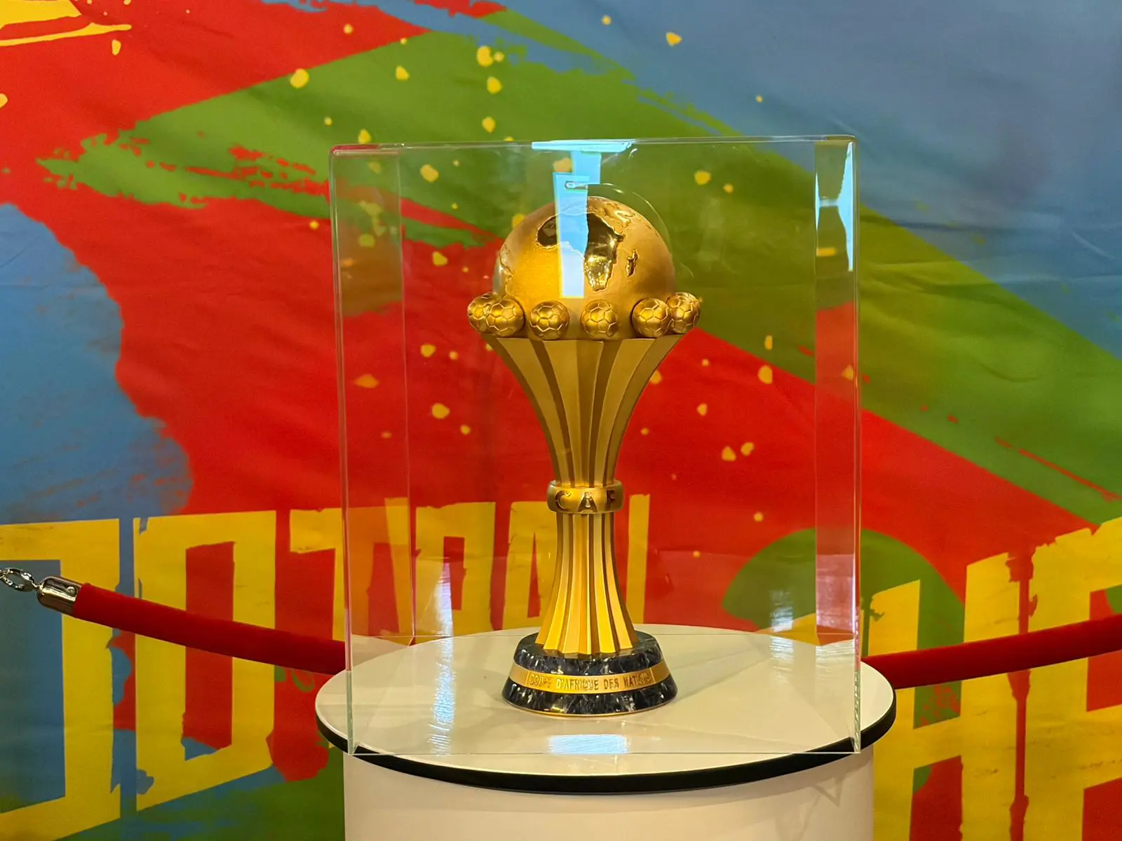 Le Trophée de la TotalEnergies CAF CAN fait escale en France