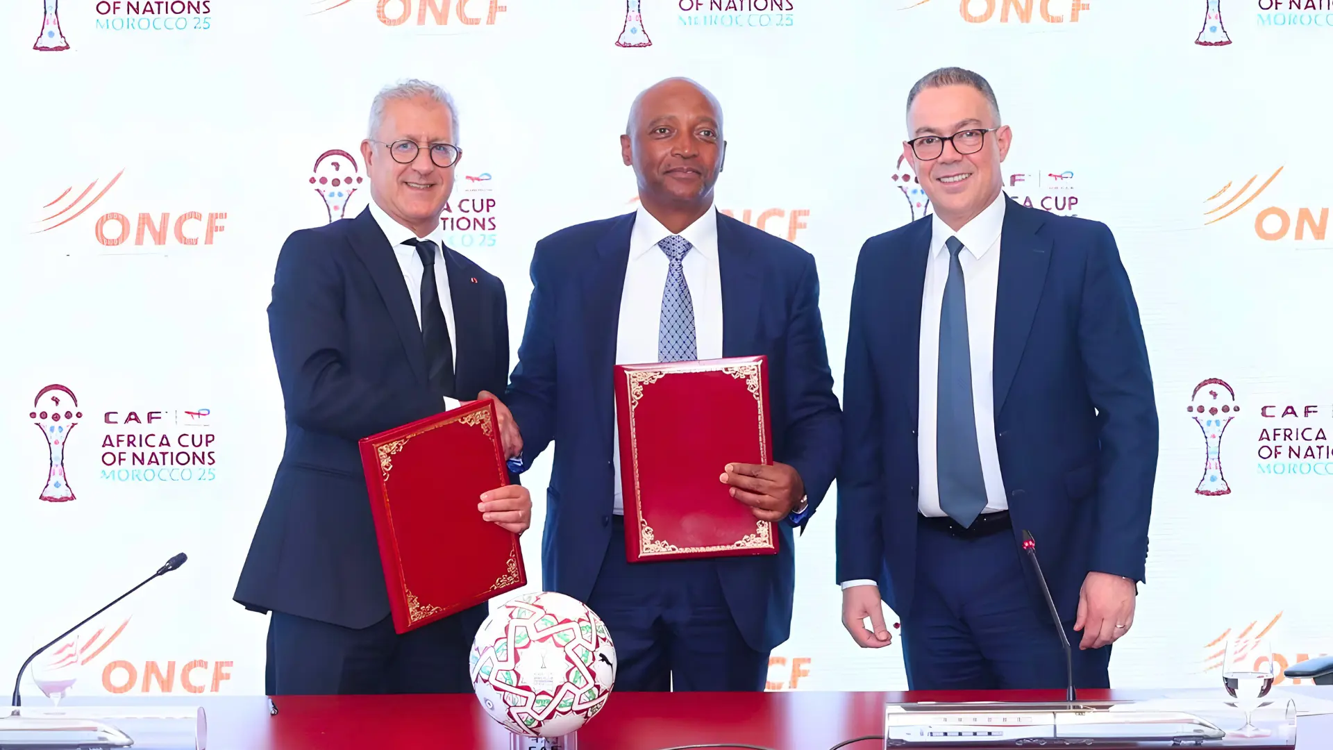 La CAF et l’ONCF s’associent pour faciliter les déplacements des supporters lors de la TotalEnergies CAF CAN Maroc 2025
