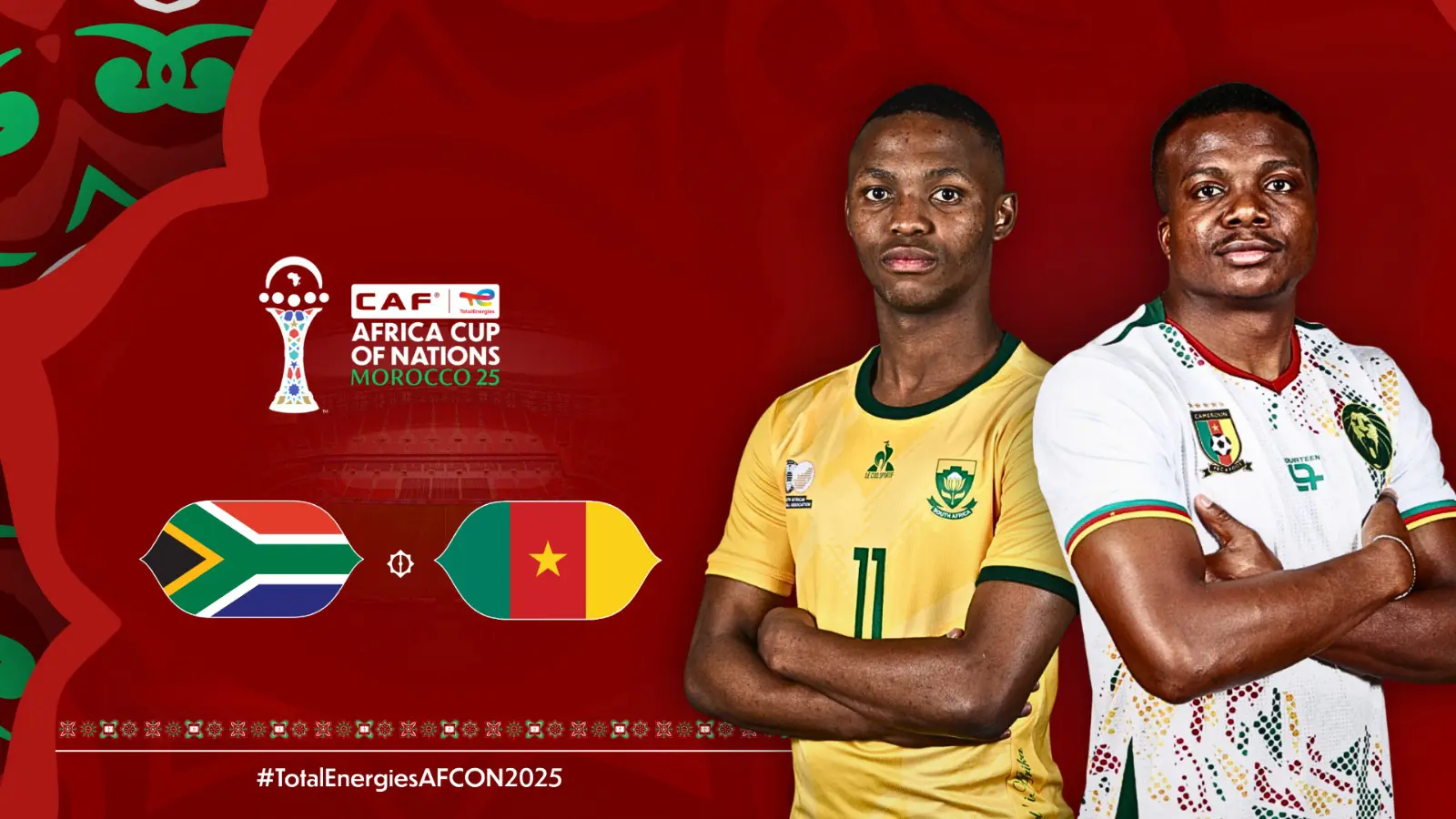 Afrique du Sud – Cameroun : un quart de finale en jeu, un parfum d’histoire à Rabat