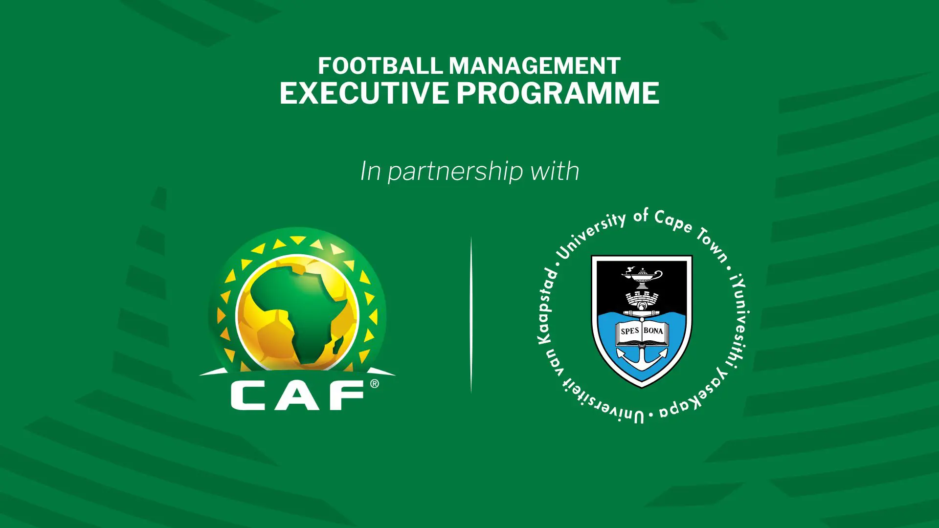 Second Edition of the CAF Football Executive Management Programme currently underway at the University of Cape Town