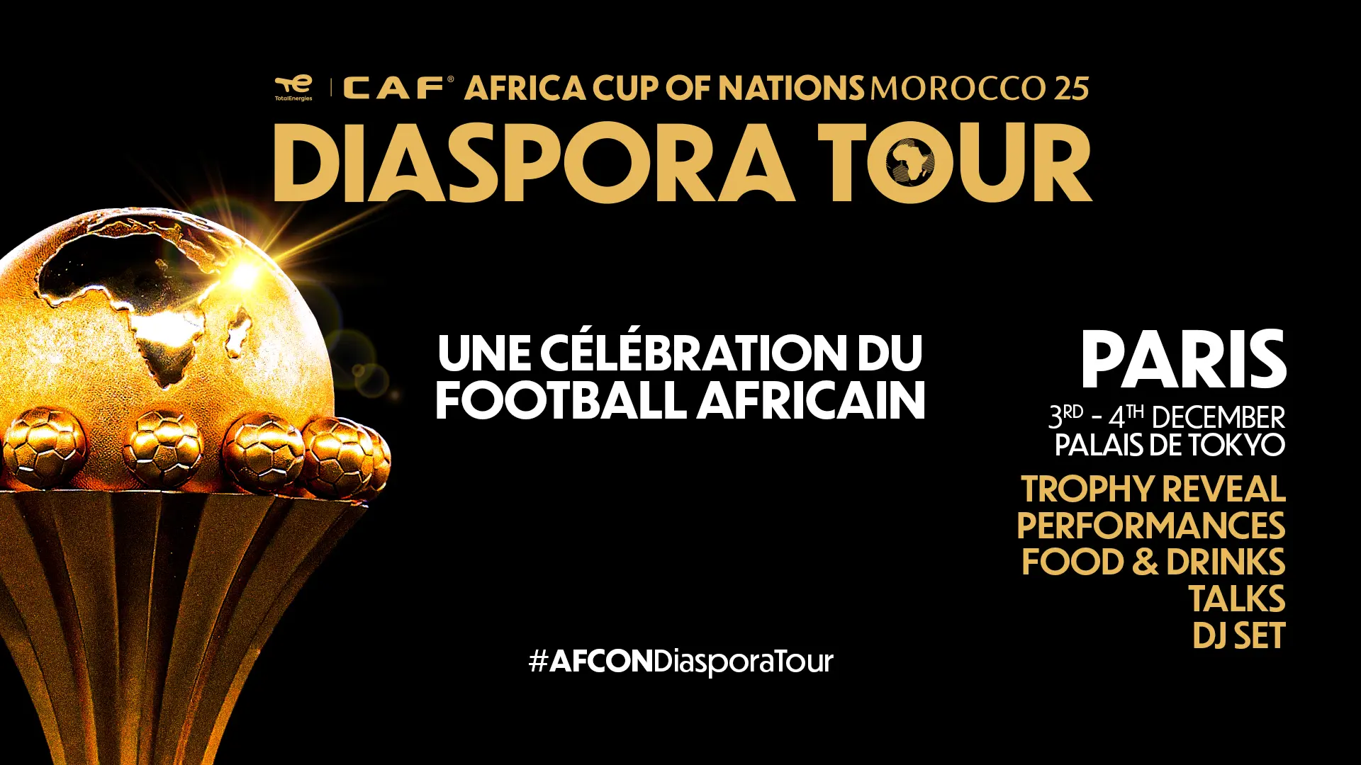 De Londres à Paris : le Diaspora Tour de la CAF embrase la route vers la CAN 2025 au Maroc