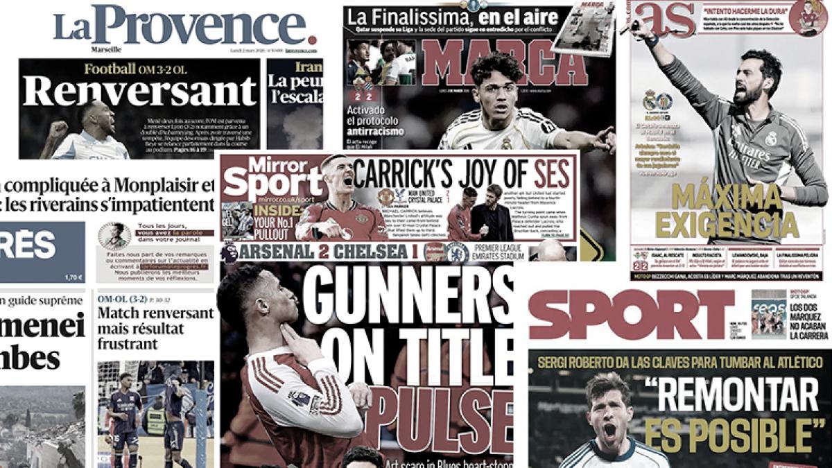 La presse s’enflamme après un Olympico bouillant, la presse catalane croit en la remontada La presse s’enflamme après un Olympico bouillant, la presse catalane croit en la remontada