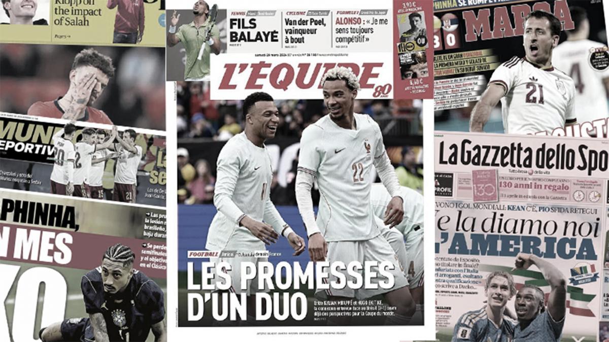 Hugo Ekitike a mis tout le monde d’accord chez les Bleus, la Juventus s’attaque à Lewandowski