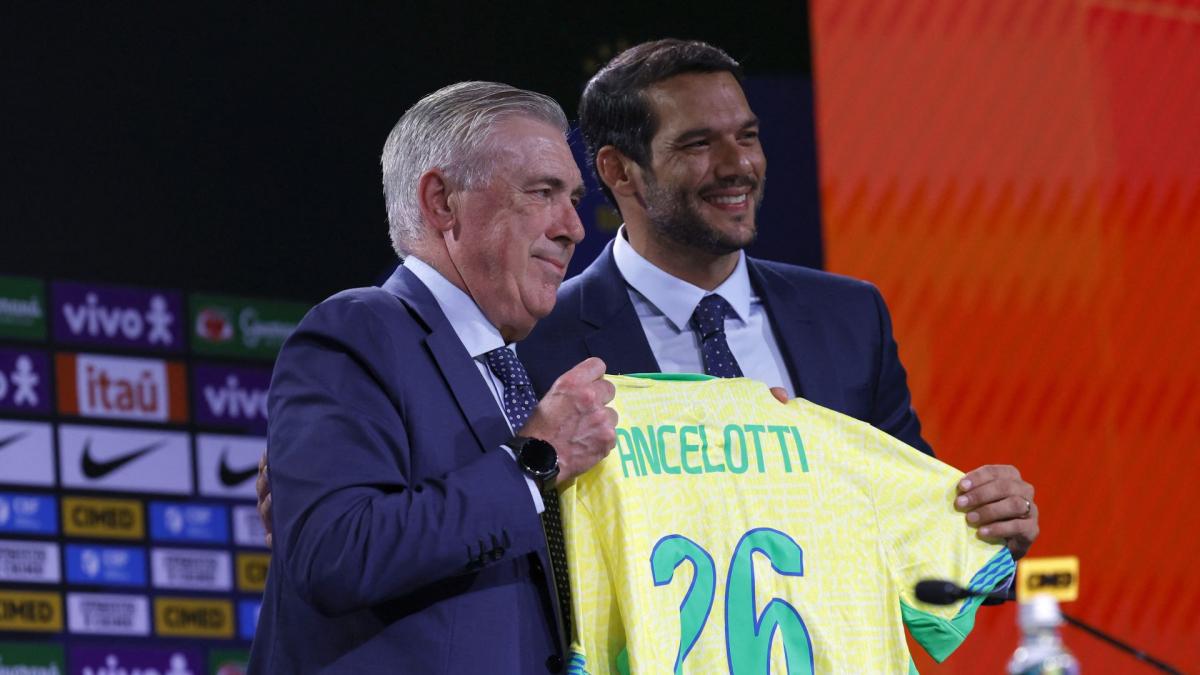 Carlo Ancelotti veut remporter la Coupe du Monde avec le Brésil