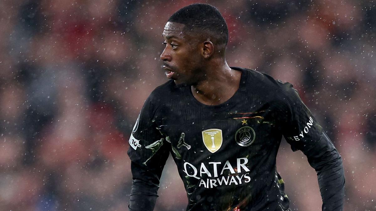 PSG : Ousmane Dembélé remplacé dès la 27e minute de jeu !