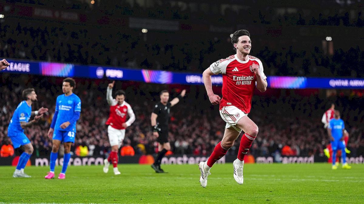 Arsenal : la réaction de Declan Rice après le sacre en Premier League