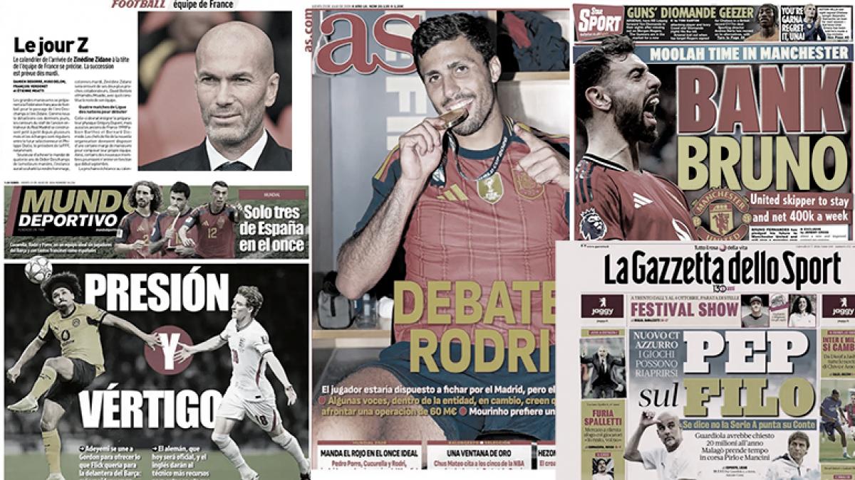Deux joueurs en partance du Real Madrid, Pep Guardiola s’éloigne de l’Italie