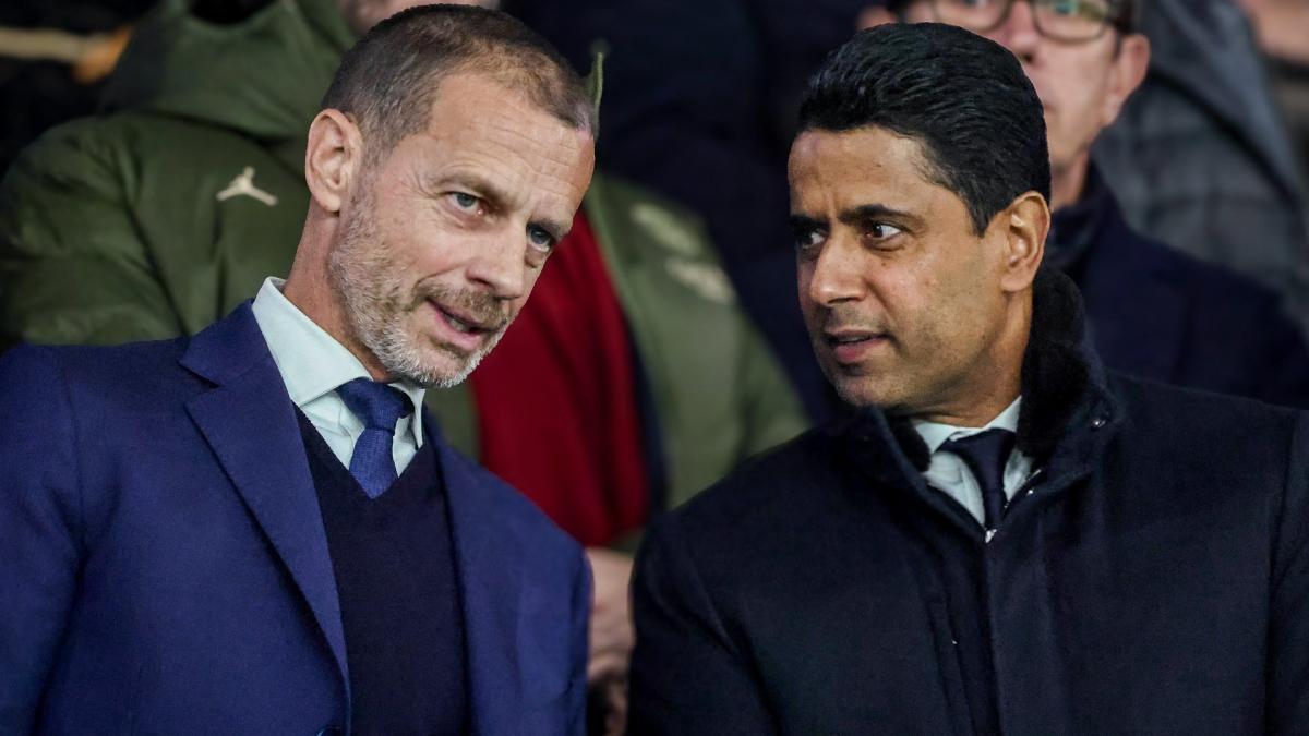 Aleksander Čeferin va mettre la pression sur Nasser Al-Khelaïfi Aleksander Čeferin va mettre la pression sur Nasser Al-Khelaïfi