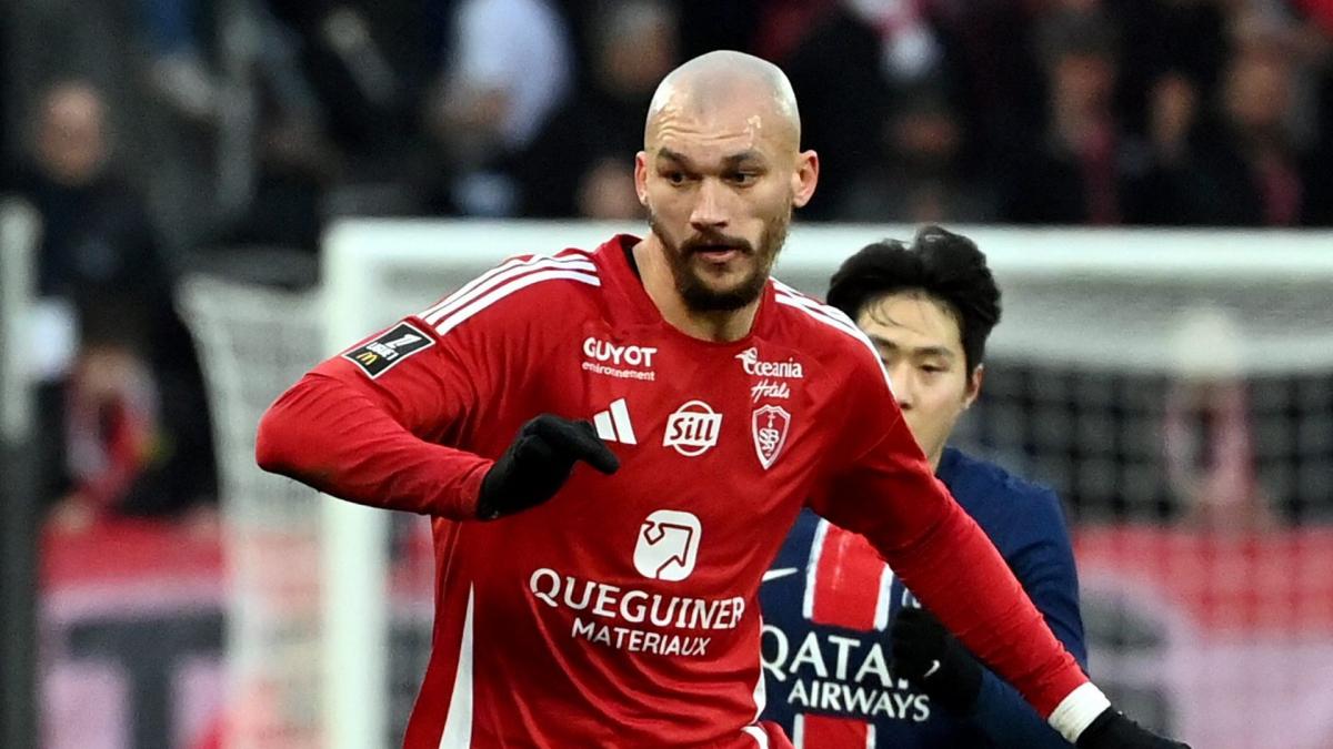 Brest : Ludovic Ajorque a une offre de prolongation, Rennes et l’OL à l’affût Brest : Ludovic Ajorque a une offre de prolongation, Rennes et l’OL à l’affût