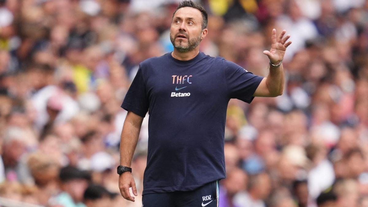 Tottenham, De Zerbi : « on a acheté des bons joueurs, mais on n’est pas dans Football Manager »